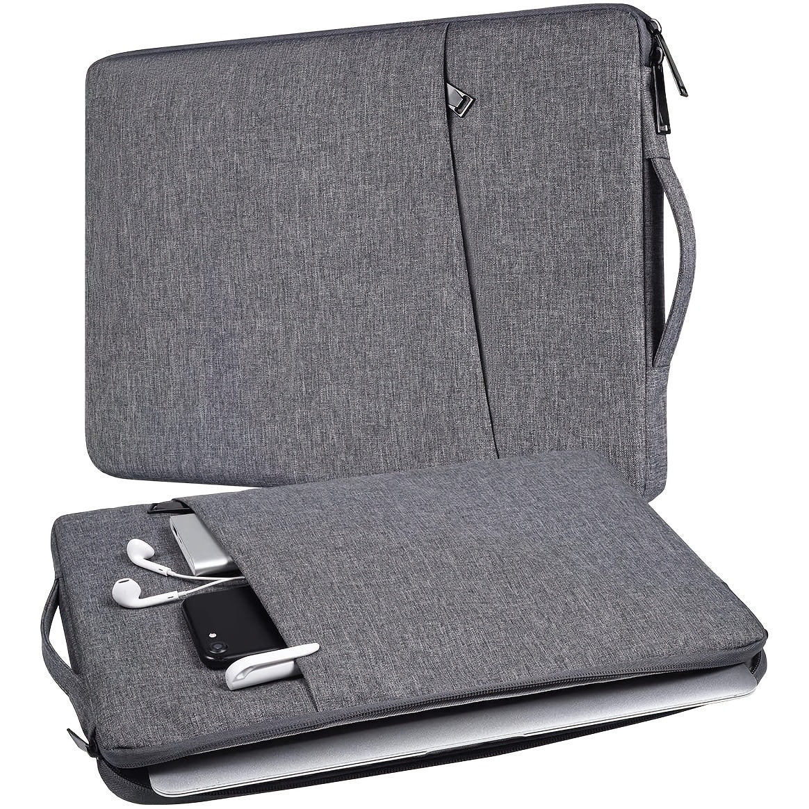 Laptop sleeve fits most 13-16 inch laptops, including MacBook, DELL, Acer, Samsung, and Lenovo.