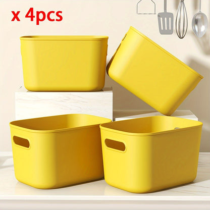 4-8 pieces of white storage boxes for children's toys, student dorm snacks, underwear, pantyhose, kitchen clutter, and more.