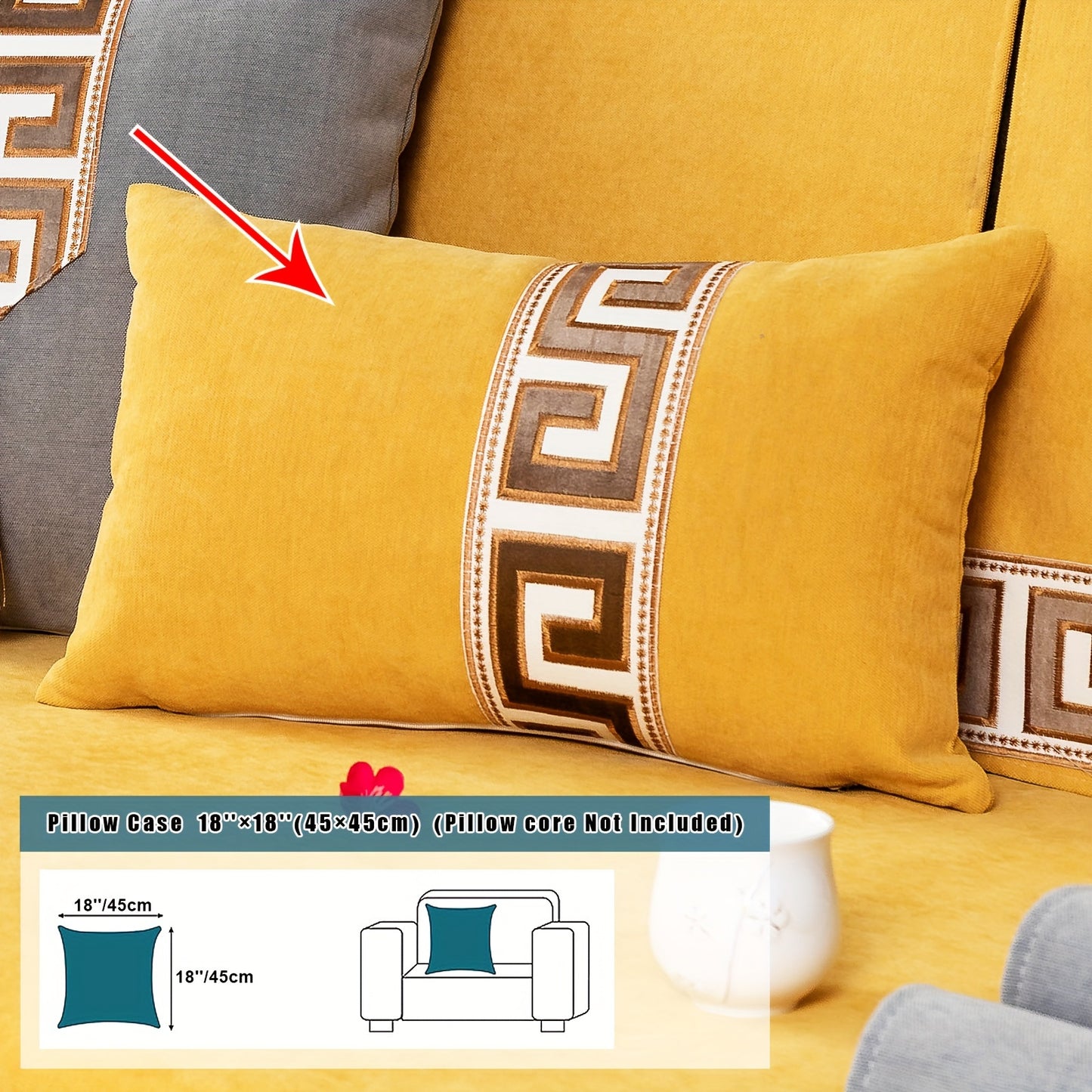 European-style Snowy Sofa Cushion, Chic Nordic Light Luxury, Popular in Europe, US, and Middle East.