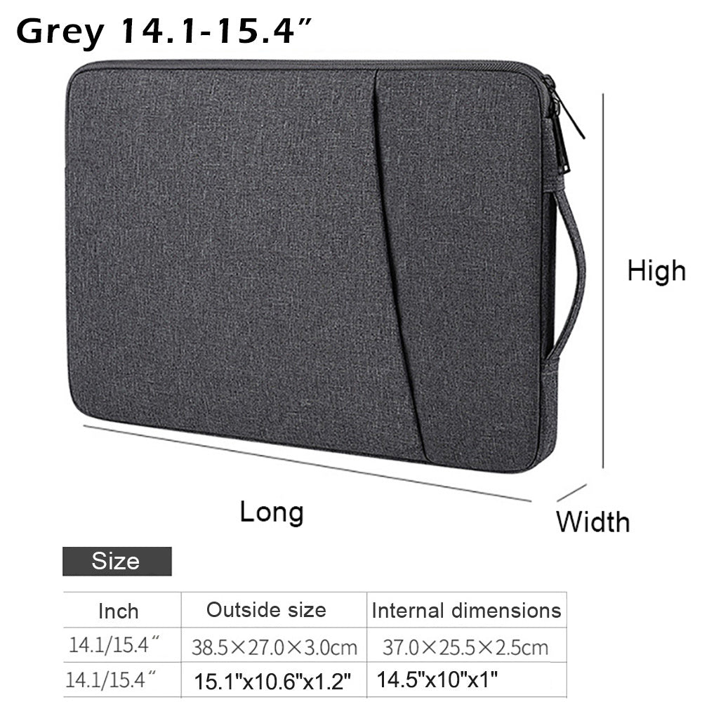 Laptop sleeve fits most 13-16 inch laptops, including MacBook, DELL, Acer, Samsung, and Lenovo.