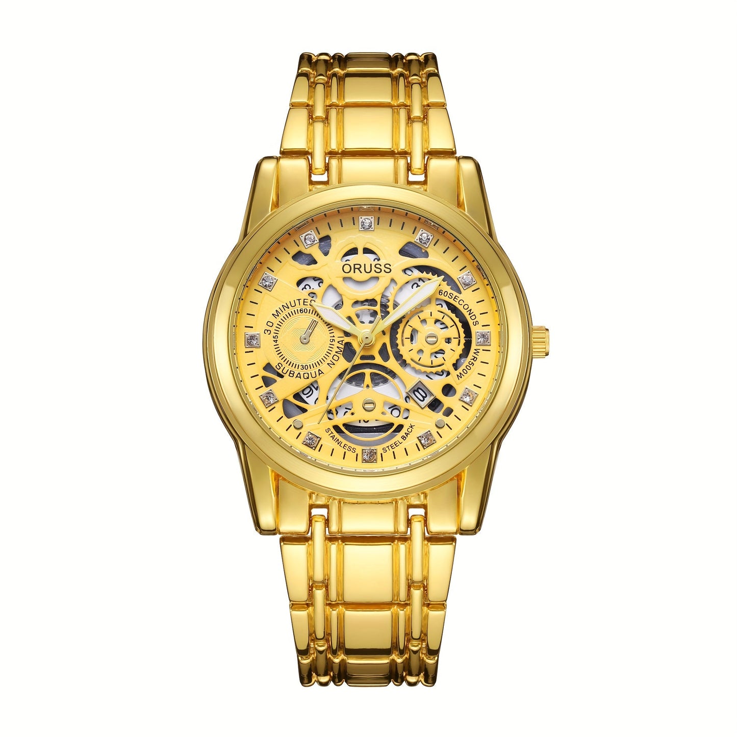 Men's Authentic Fashion Watches featuring Handsome Hollow Set Design in Classic Style