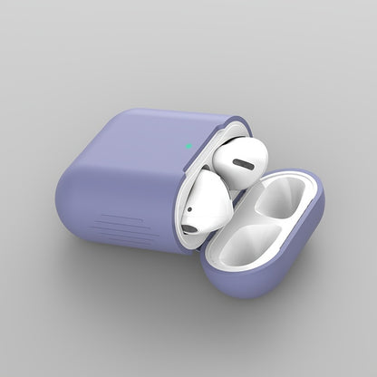 AirPods protective case for 1st and 2nd generation, compatible with wireless silicone earphones.