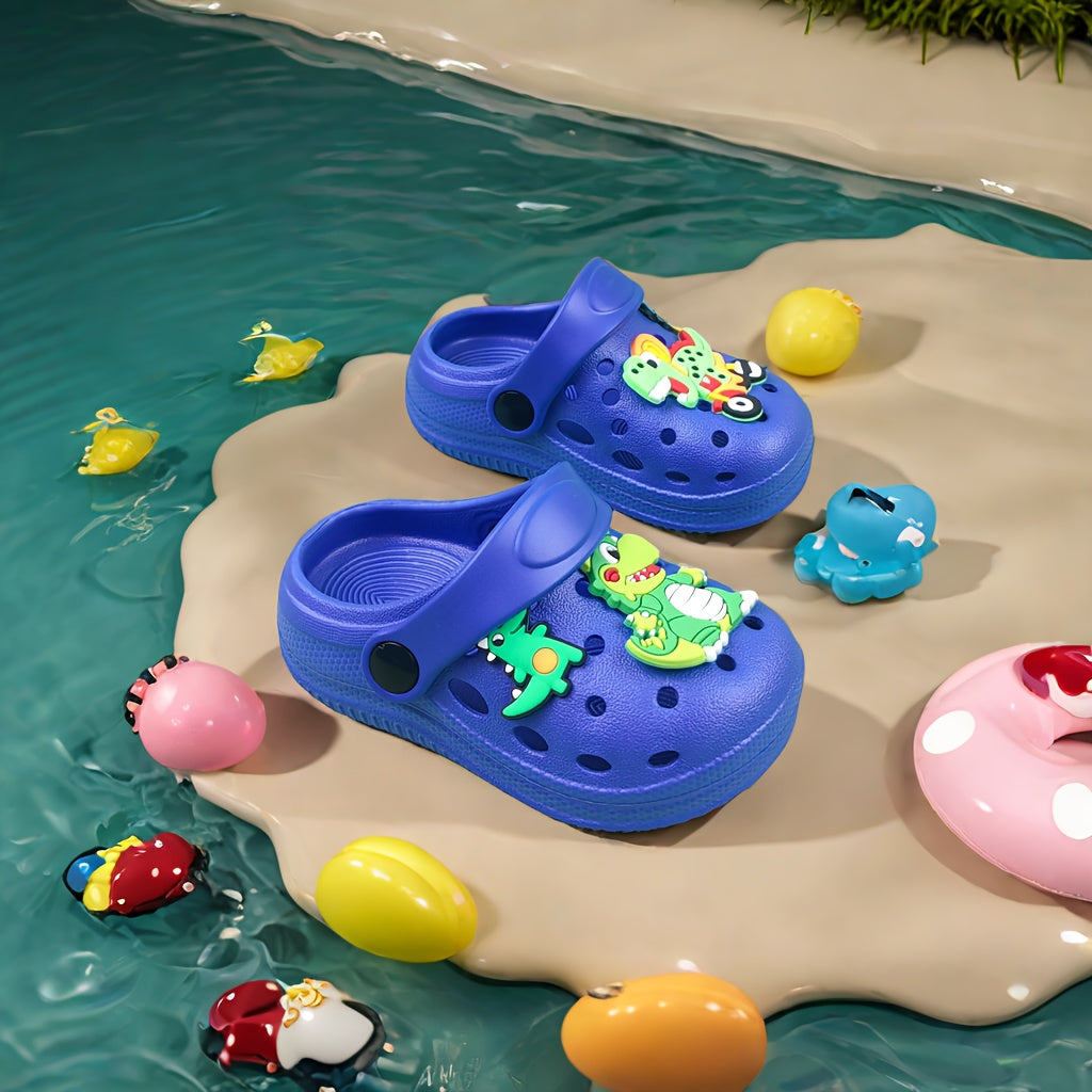 Kids' Summer Clogs - Breathable EVA Sandals with Cartoon Design - Perfect for Indoor/Outdoor wear.