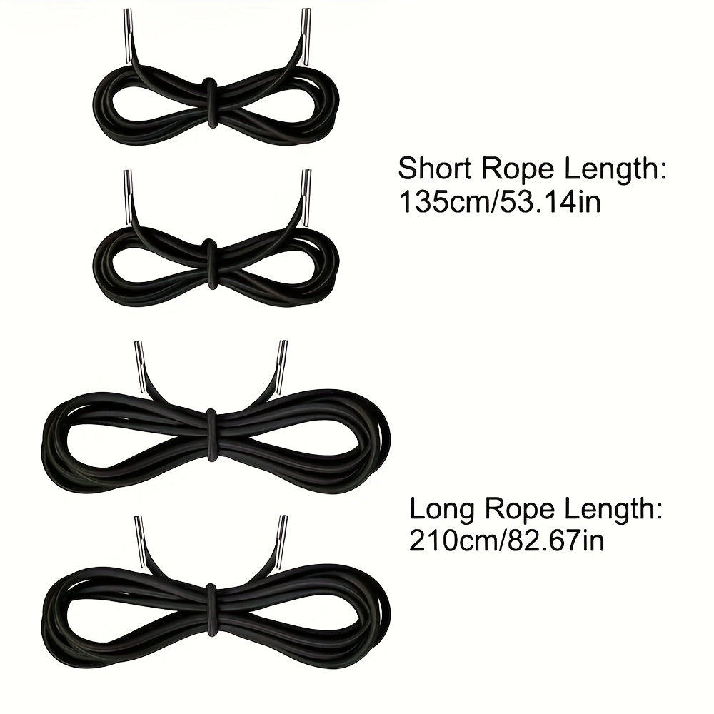 Black stretch fastener rope designed for chairs, made with elastic reinforced round cowhide binding. No need for electricity or batteries. Perfect for fitting onto lounger folding bed and leisure beach chairs as an accessory.