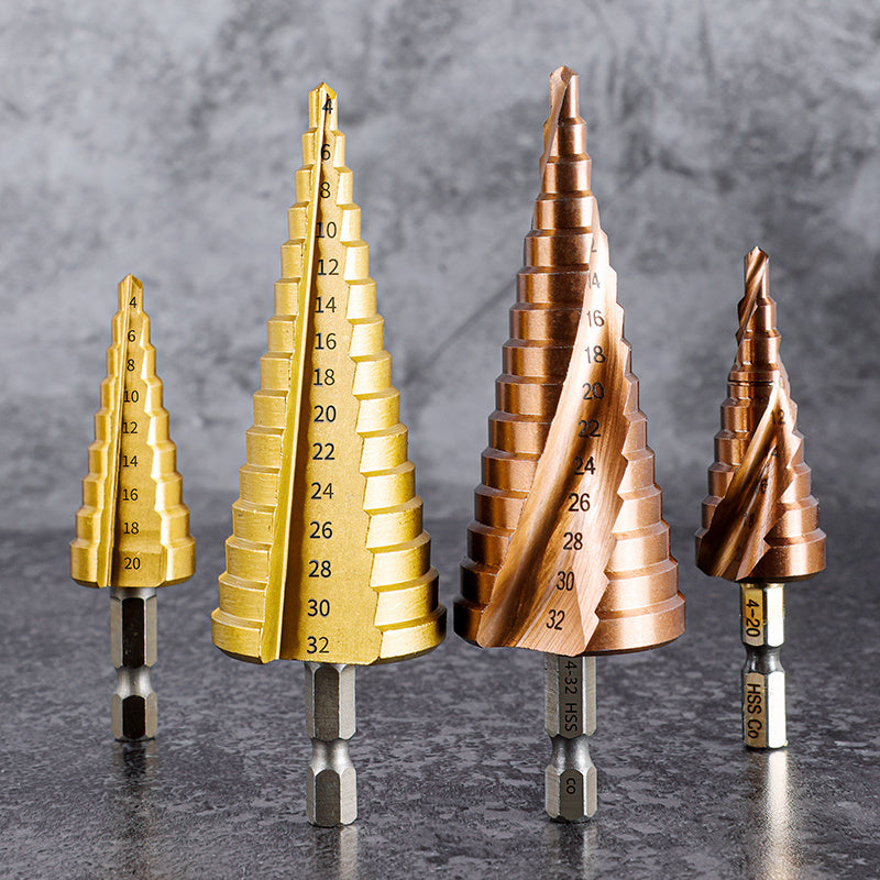 1/4 Inch Hex Shank Quick Change Cone Drill