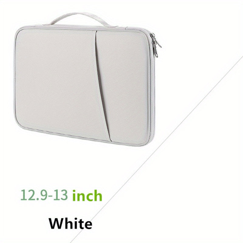 Pad storage bag for tablets and laptops measuring 27.43 cm x 27.94 cm x 32.77 cm. Protects devices in a carrying case with pockets for office supplies.