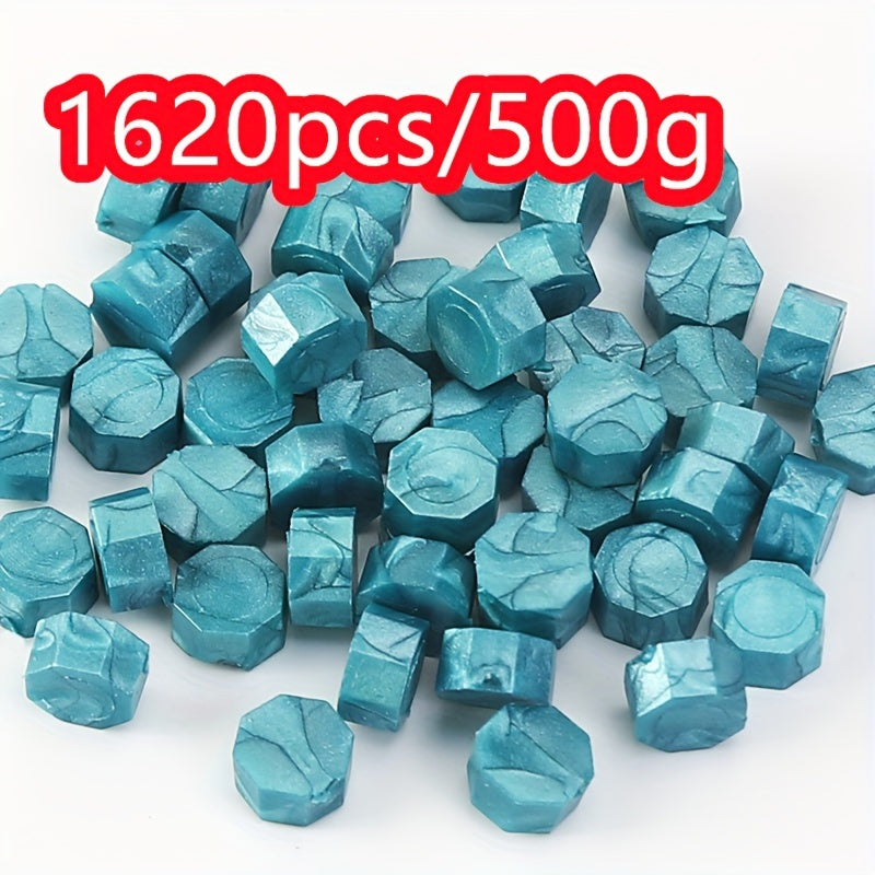 1620pcs/500g Octagonal wax particles for envelope special mud DIY gift box sealing wax retro bulk sealing wax particle