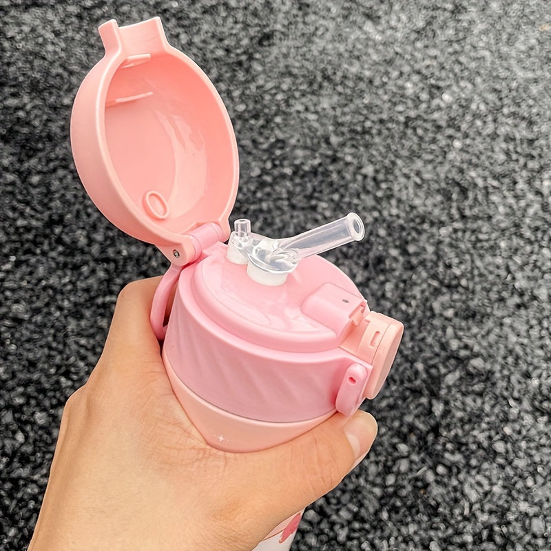 Sanrio Water Cup - The Cute and Portable Insulation Cup with a Straw, 420ML