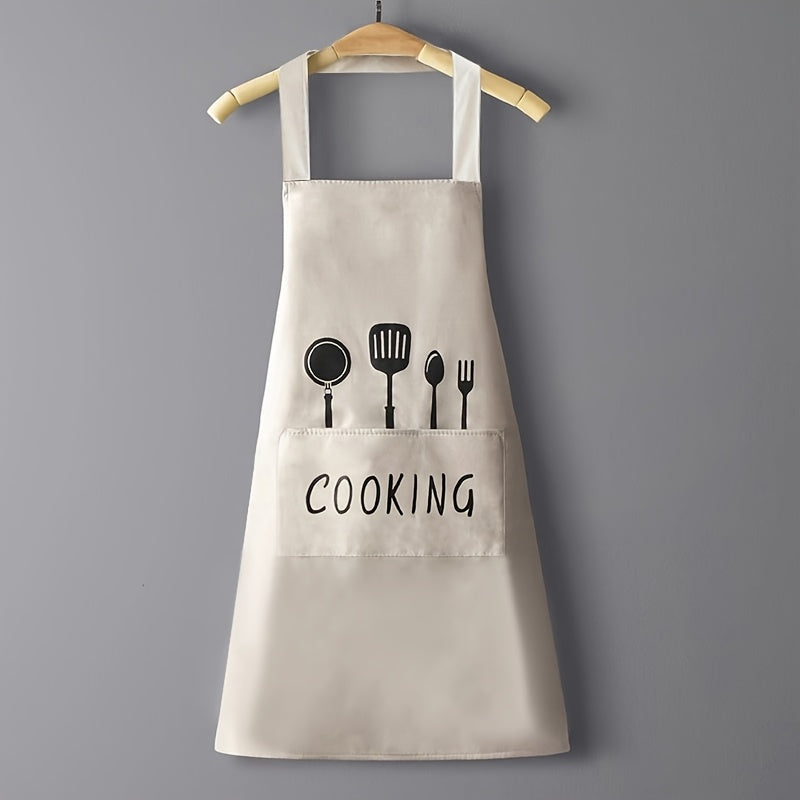 Stay fashionable in the kitchen with our durable Polyester Apron! Designed with a thick, waterproof and oil-resistant material, featuring a waist design for added comfort. Perfect for all your cooking and household tasks. Makes a wonderful Christmas gift