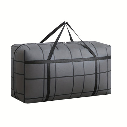 Black Portable Organizer for Quilts, Clothes, Blankets & Toys - Spacious Non-Woven Storage Bag