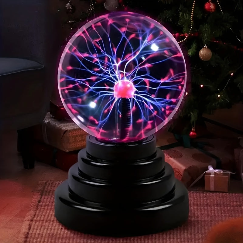 Plasma Ball Light, Handmade Glass Nebula, USB Powered, 36V, Easy Switch Control, Perfect for Living Room, Halloween, Parties, and Science Education, Batteries Not Included, Quantity: 1 Piece