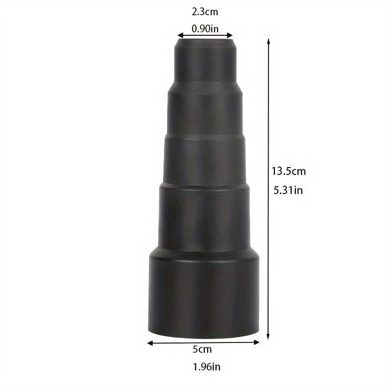 2, 4, or 6 pieces of a 5-layer Vacuum Cleaner Tube Adaptor are available. This Universal Hose Adaptor is suitable for common models with diameters of 50mm, 42mm, 34mm, 30mm, and 23mm.