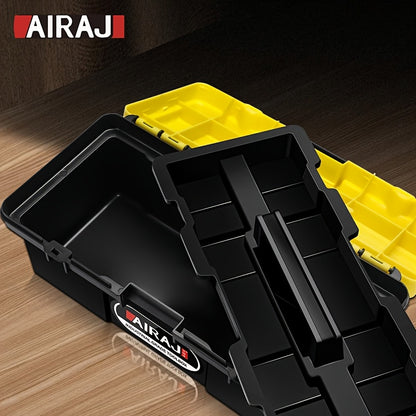 AIRAJ 1pc Multifunctional Mini Tool Box with Handle, Organizer Storage Box, Lightweight & Durable for Craft and Household Use