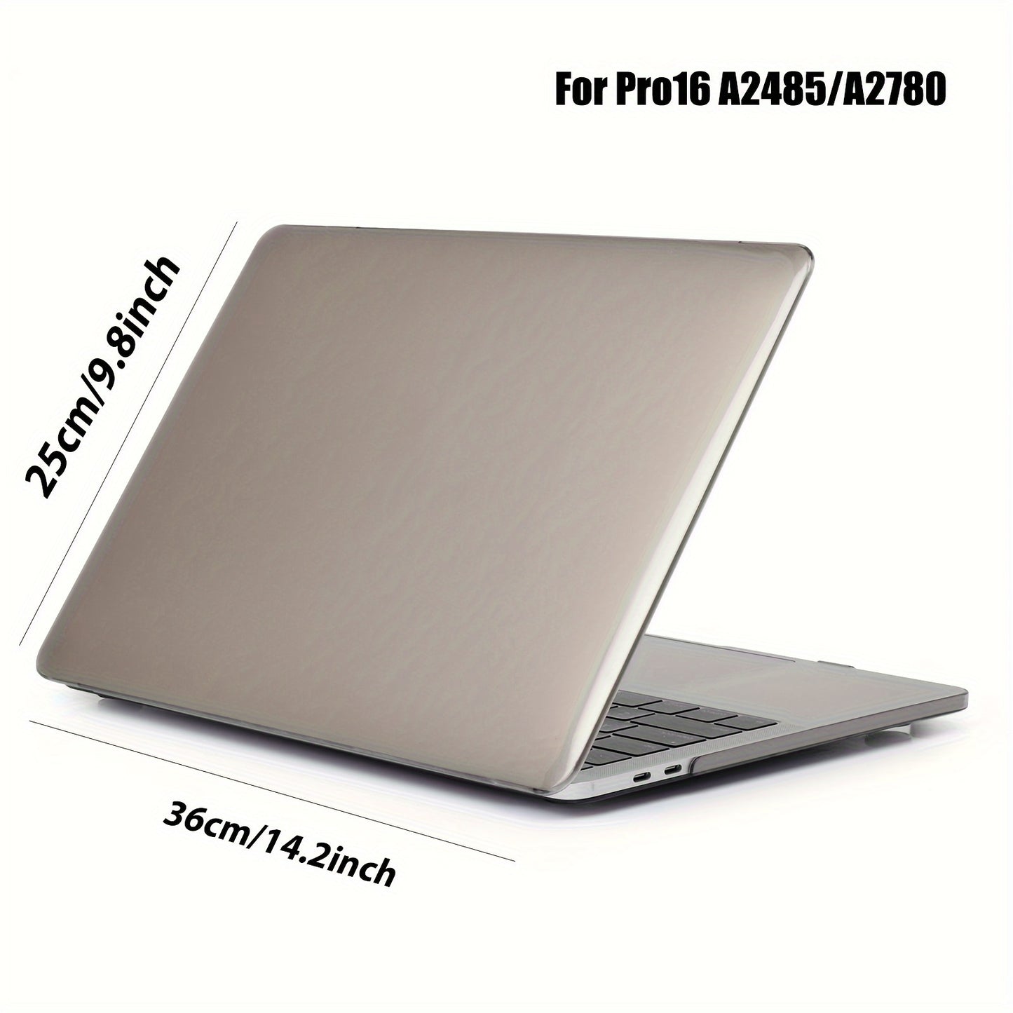 Protective case for MacBook Air/Pro, with non-slip pad and waterproof/dust-proof features. Fits models A2485, A2780, A2681, A2337, A2338.