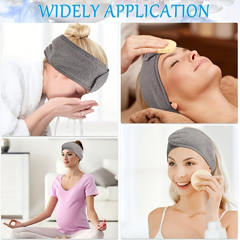 Adjustable headscarf for women, perfect for various activities like washing face, bathing, yoga, sports, and running.