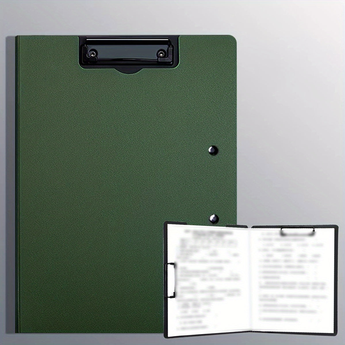 A4 folder with double clip design in multiple plywood color options