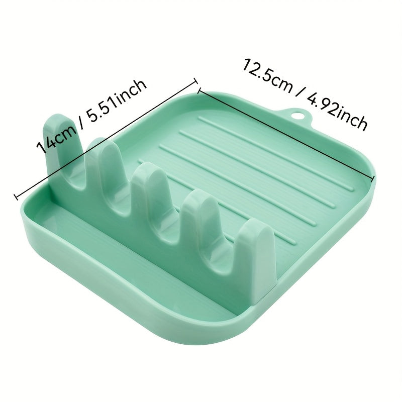 Durable Plastic Kitchen Organizer for Utensils - Holds Spoons, Spatulas, and Chopsticks | Versatile Silicone Design, No Power Required