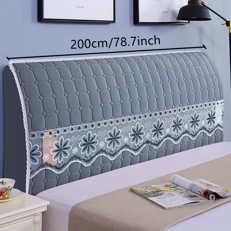 Protect your bed with this super soft quilted headboard cover, in a luxury solid color, to keep it free from dust and stains.