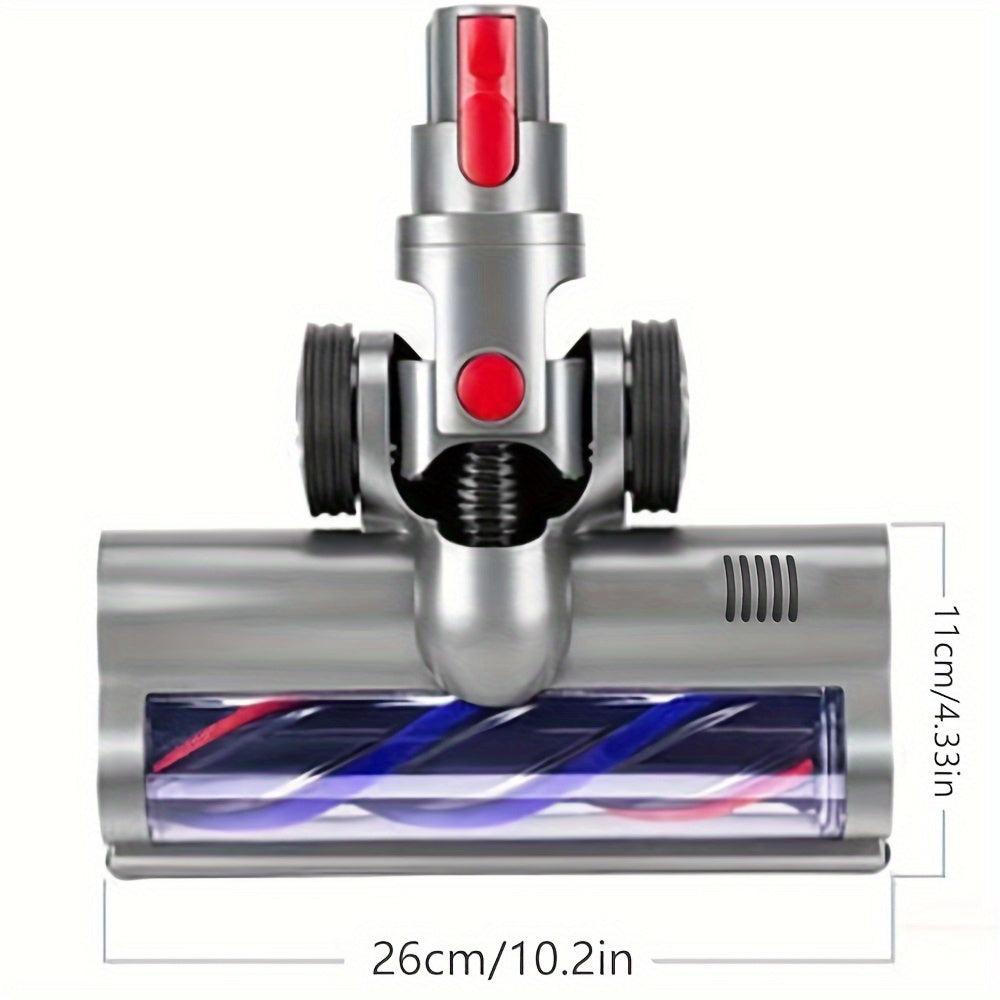 Replacement motorhead for Dyson models V7, V8, V10, V11, V15, SV10, SV12, and SV14. This vacuum cleaner electric brush head features 4 LED lights, perfect for cleaning hard floors and low carpets.