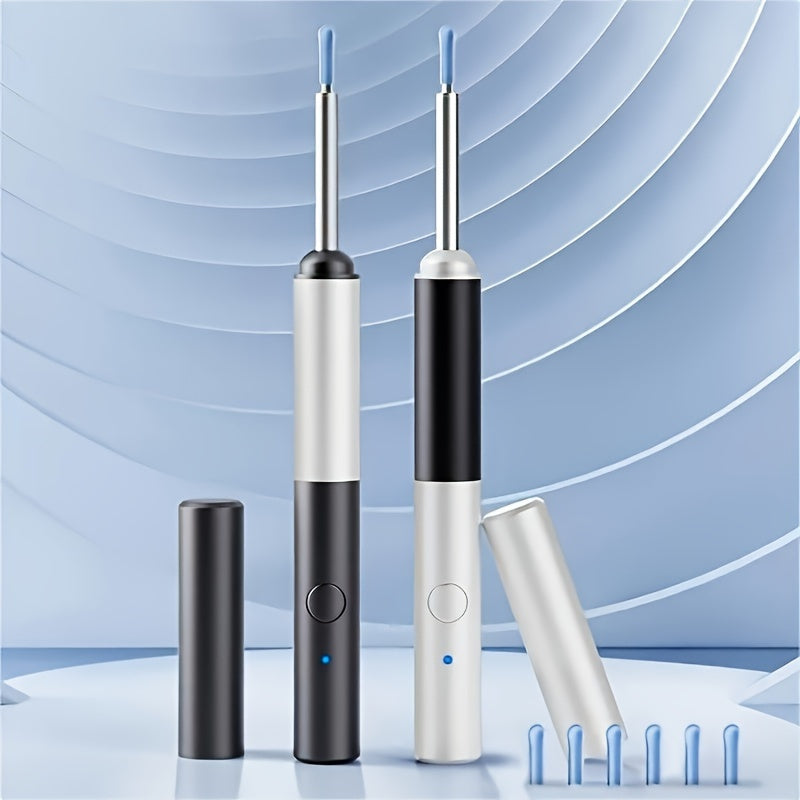 Wireless ear wax removal device with security features.