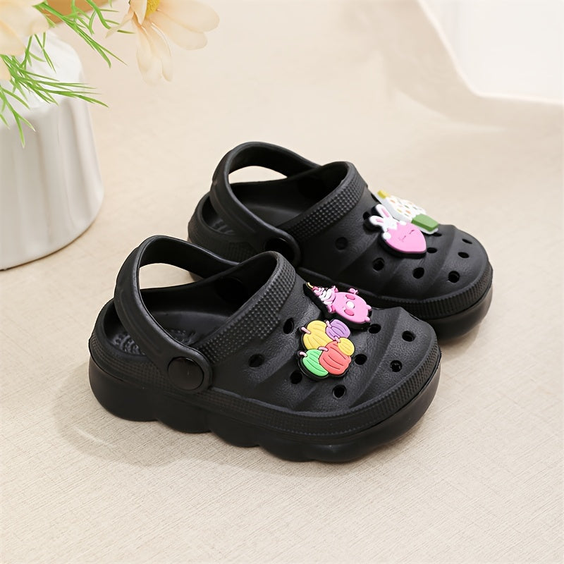 Children's Croc-style EVA slides: lightweight, durable, all-season sandals for ages 14 and under.