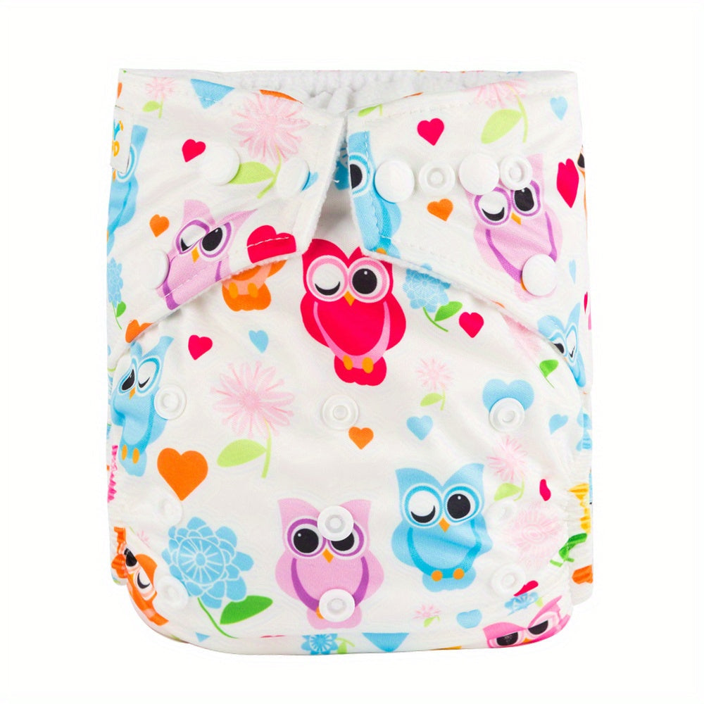 Adjustable Pocket Cloth Diapers for Baby Girls & Boys - Reusable and Waterproof