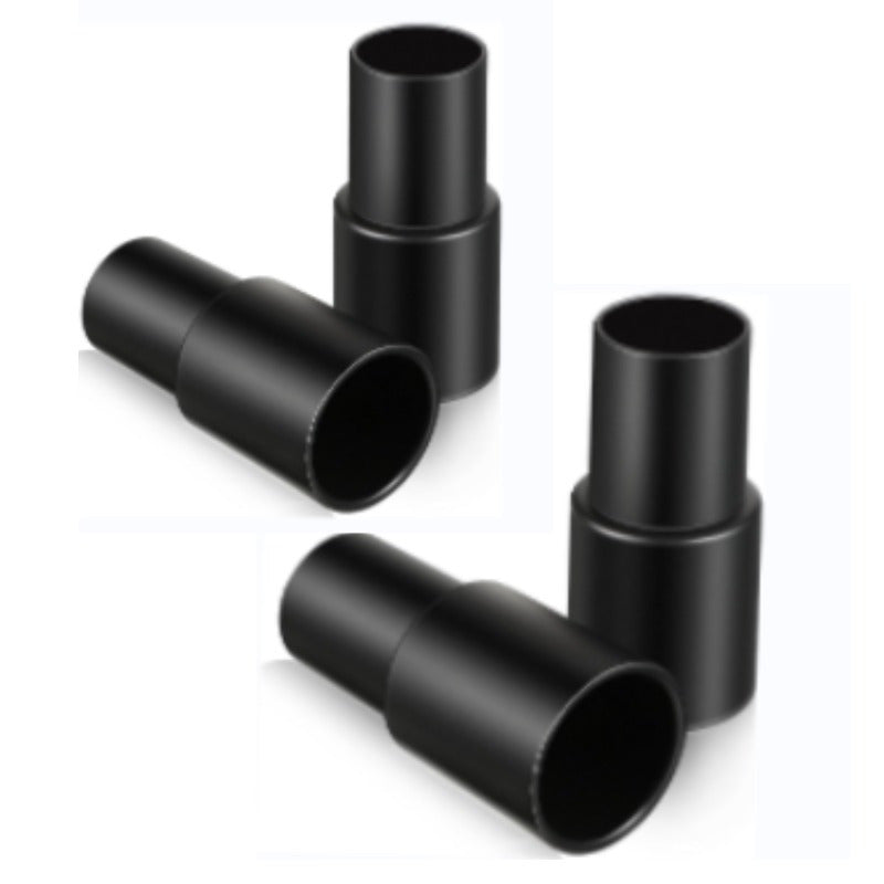 2 pieces of Vacuum Adapter, compatible with 35mm (1-3/8in) Mm to 32mm (1-1/4in) Inner Diameter brushes. Fits 35mm Outer Diameter tubes. Made of plastic.