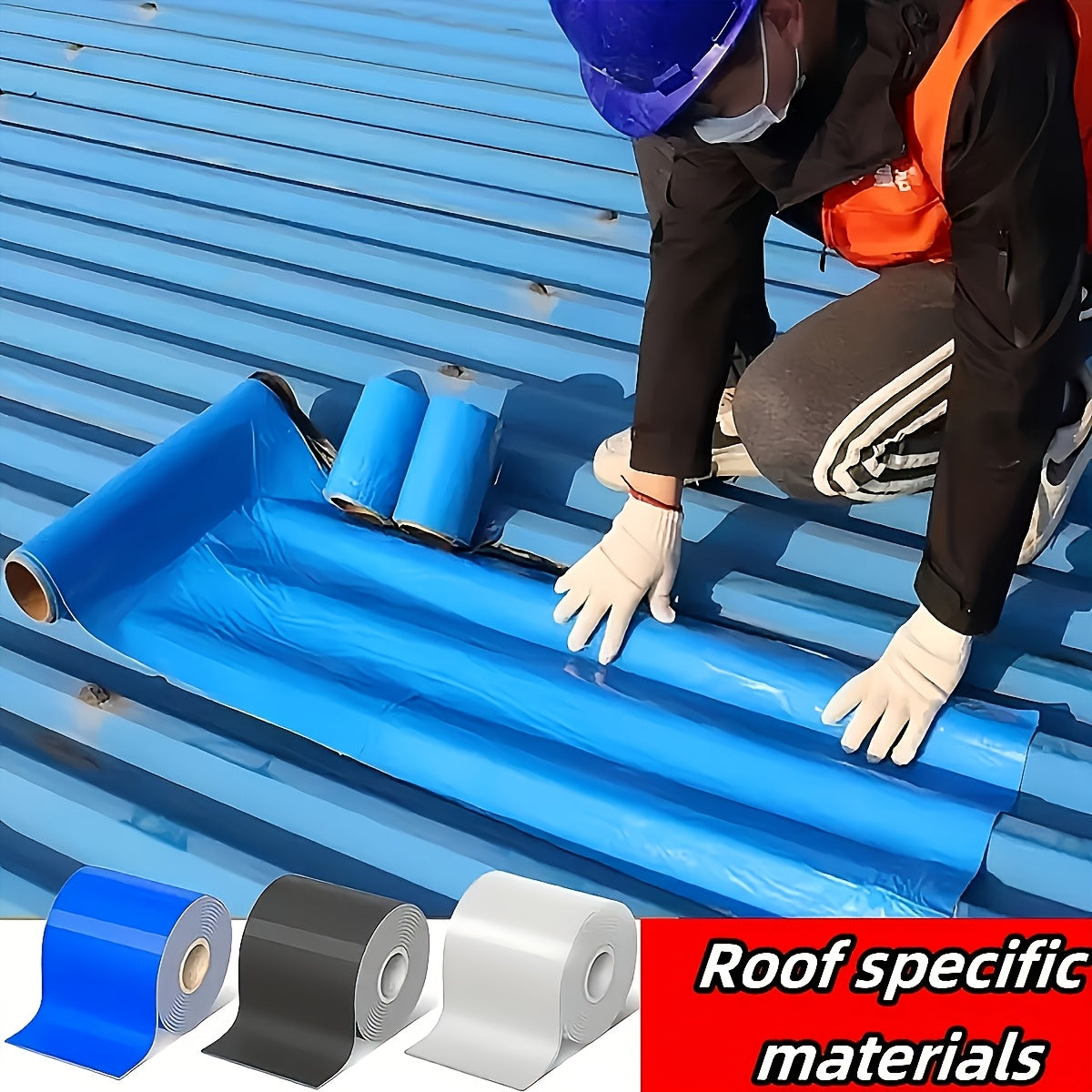 A magical tool for repairing leaks, rust prevention, corrosion resistance, and water leakage prevention with strong anti-aging capabilities. Ideal for factory roofs, iron surfaces