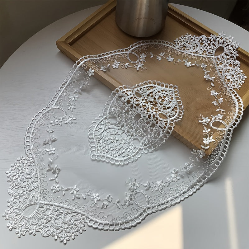 1 piece of lace placemat for home kitchen dining table