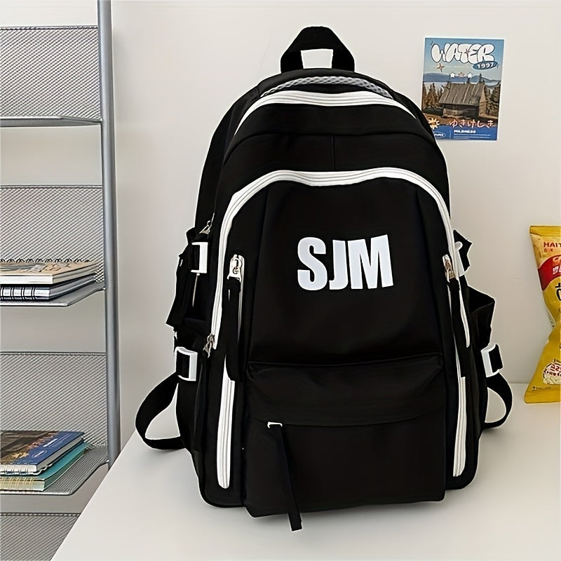 Stylish and durable travel backpack ideal for campus use.