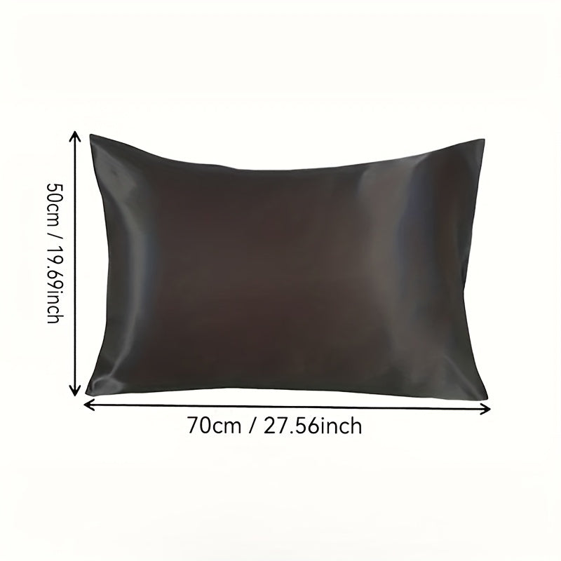 Satin Envelop Pillowcase - 1 Dona | 180-200gsm poliesterdan tayyorlangan | Mashina yuvish mumkin | Yumshoq va silliq to'qimalangan tuzilma | Faol Chop etish | Yotoqxonangizdagi qulaylik va uxlash tajribangizni oshiring | To'ldiruvchi kiritilmagan