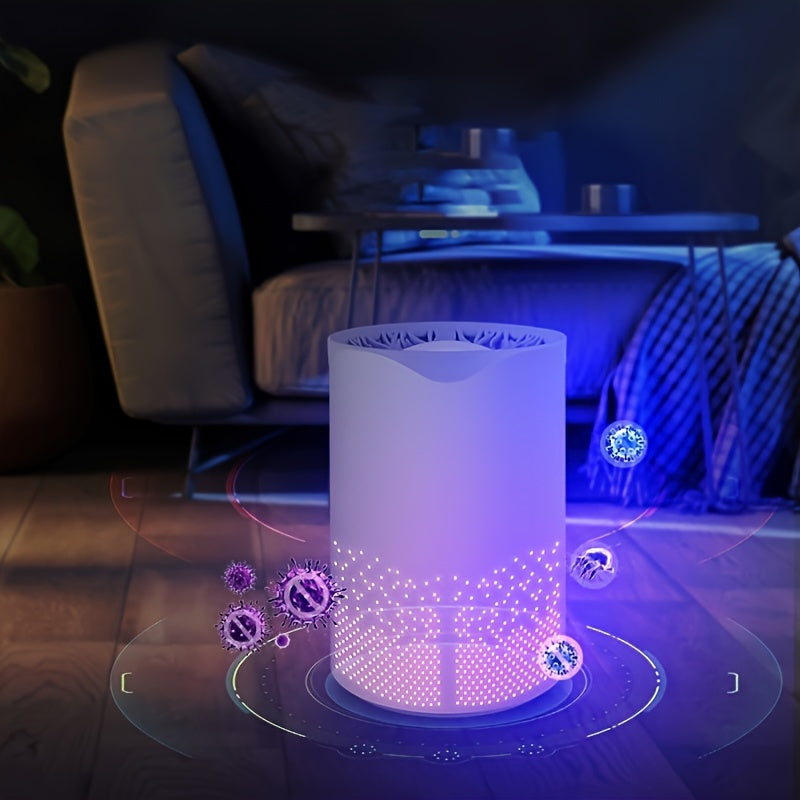 1pc Air Purifier for Home, Rooms with Odors, Smoke, suitable for Bedrooms, Study Rooms, Car, Garages, and Toilets.