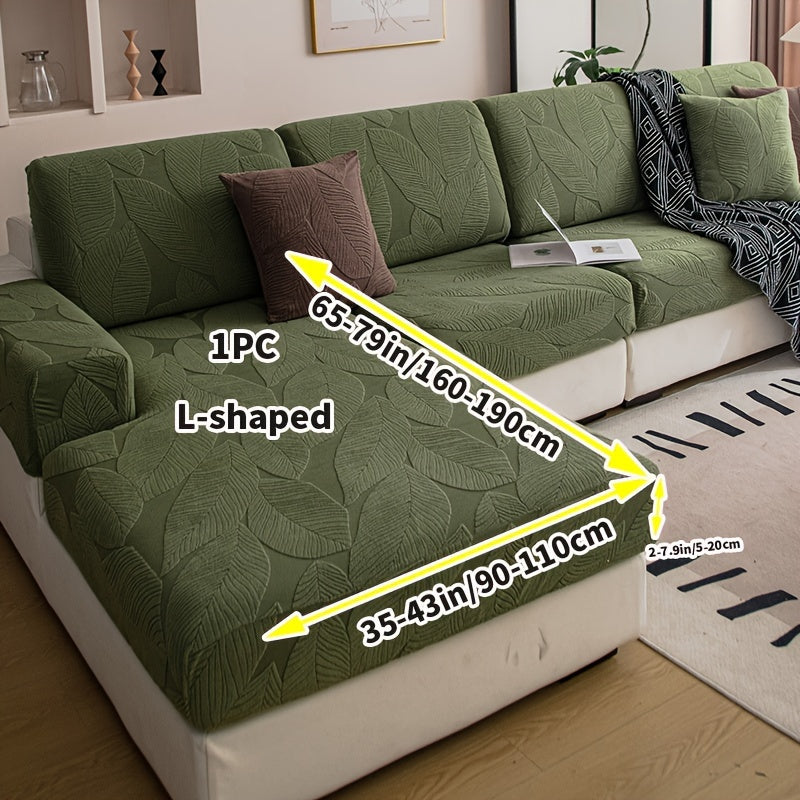 Durable Jacquard Sofa Cover suitable for all seasons, washable and stretchable, designed for modern style sofas in living rooms, offices, and homes. Easy to maintain with anti-slip features and suitable for single, double, triple, or quadruple seats.