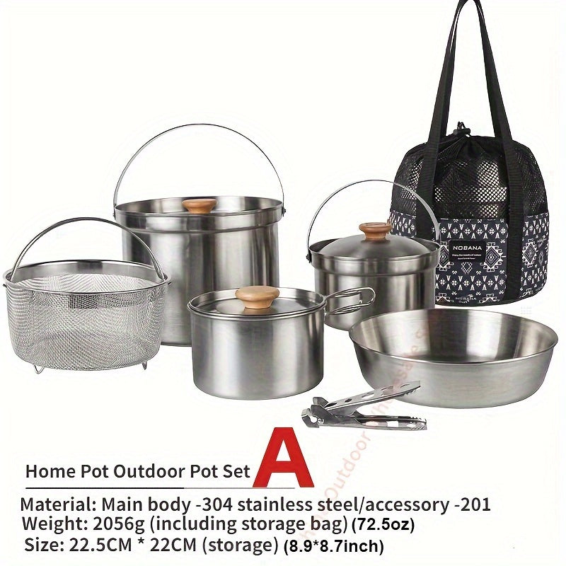 Pot Set made of 304 Stainless Steel