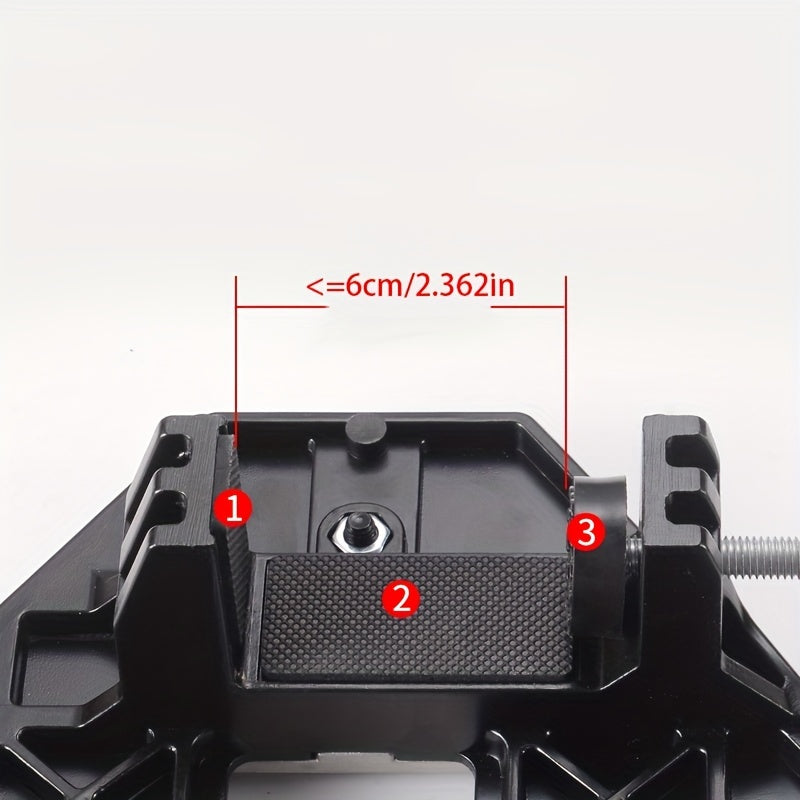 Wooden door hinge hole opener for easy installation of locks, furniture hinges, and drilling tools.