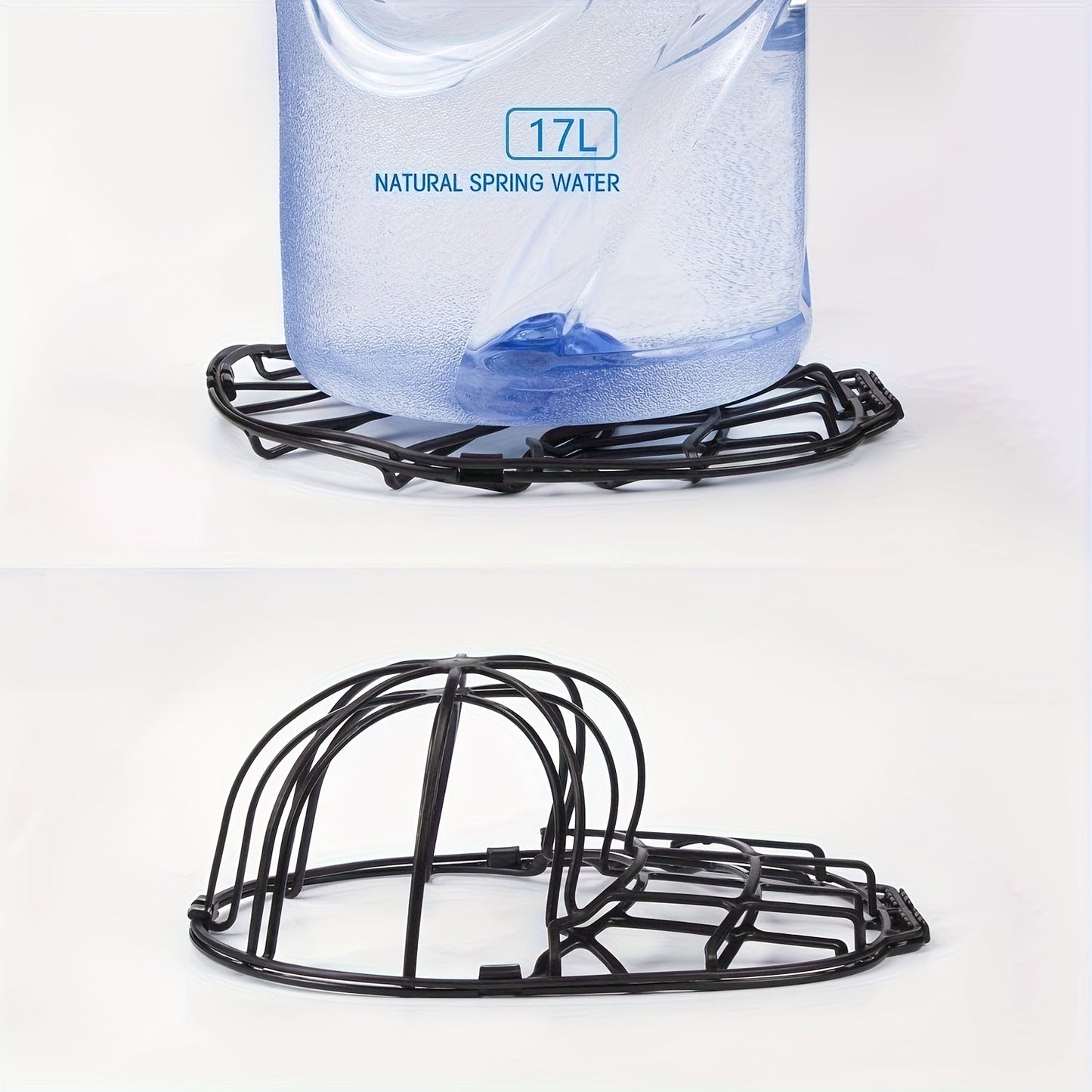 Plastic Hat Washer Set - Includes 2pcs. Features Anti-Deformation Protection, Ideal for Keeping Baseball Caps Clean and Maintaining Their Shape. Can also be used as a Bottle Cap Cleaner or Hat Washer Protector. A must-have Bathroom Accessory for those