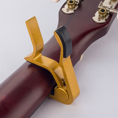 Golden capo for guitar, folk, electric, ukulele - guitar accessory