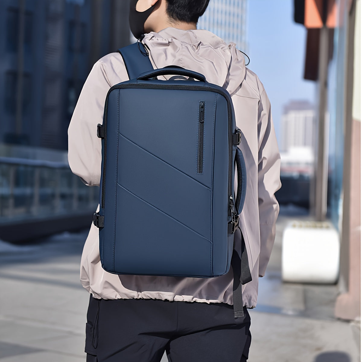 Business Casual Backpack with Multifunctional design, Waterproof and Large Capacity for Travel, Sport, and Fitness.