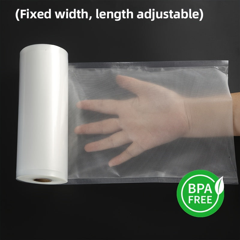 2-Pack of Agashe Vacuum Sealer Rolls, 5m Length, BPA-Free, Durable & Tear-Resistant for Food Storage & Low-Temperature Cooking. 7 Sizes Available. Perfect for Home Use.