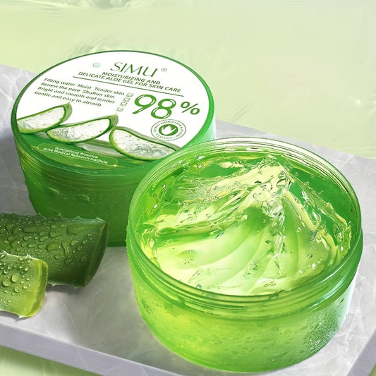 300g Aloe Vera Gel Erkaklar va Ayollar uchun, Namlantiruvchi va Tinchlantiruvchi Moisturizer