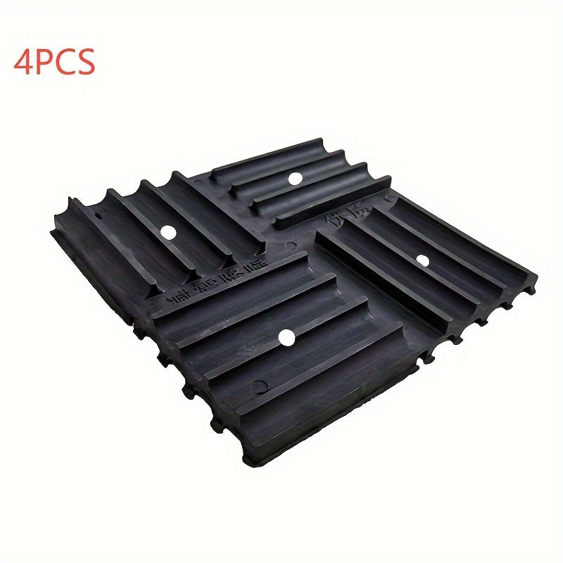 Air conditioning gaskets available in 4 or 8 pieces to reduce low frequency noise caused by vibration, extending the life of air conditioning units. Made of rubber insulation material.