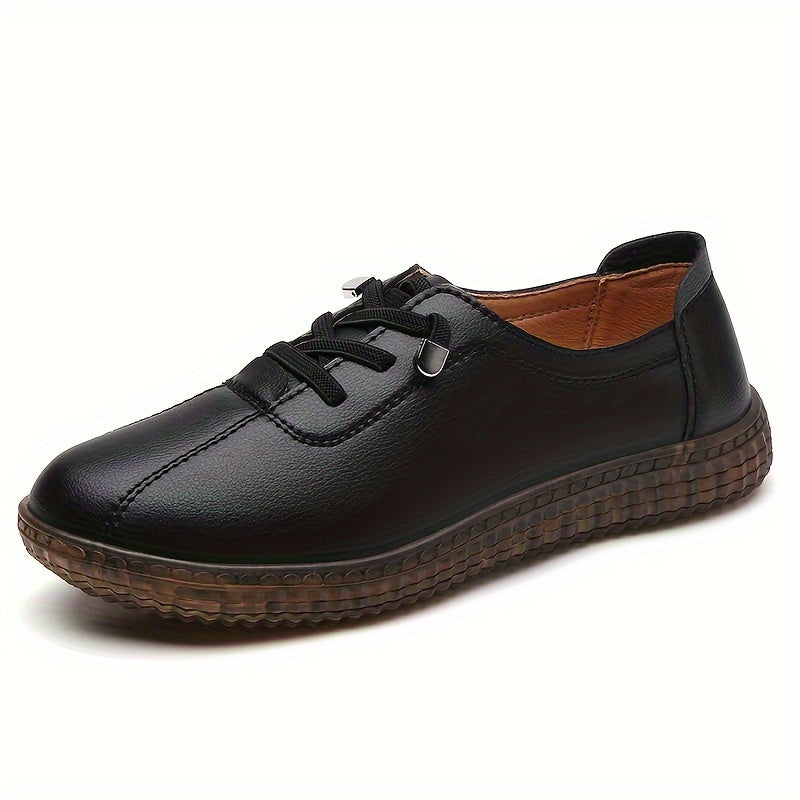 Women's Fashion & Casual Flat Lace-up Oxfords with Durable Sole for Daily Wear