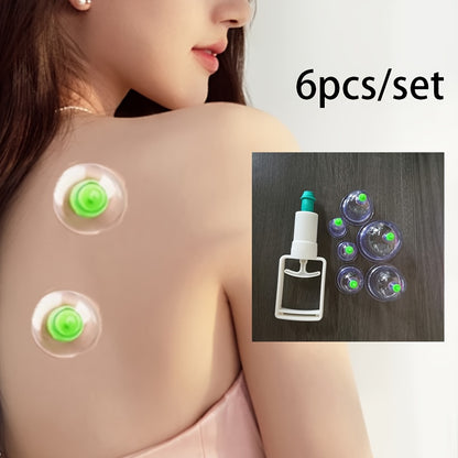 Cupping therapy kit for Mother's Day gift, includes home suction set and hand-held massage jar.