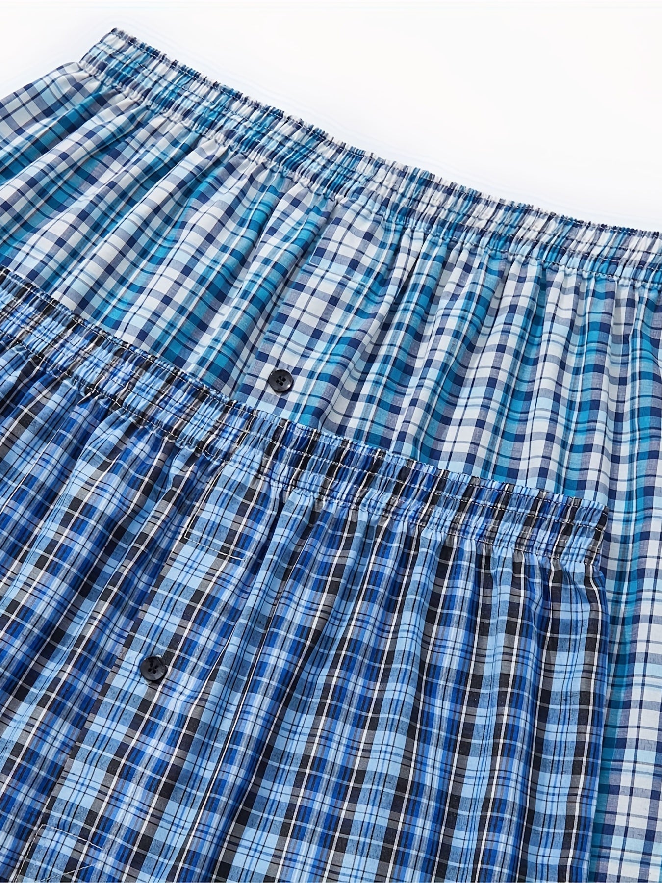 JupiterSecret Men's Woven Boxer Shorts, 6-10 Pcs, Random Color, Elastic Waistband