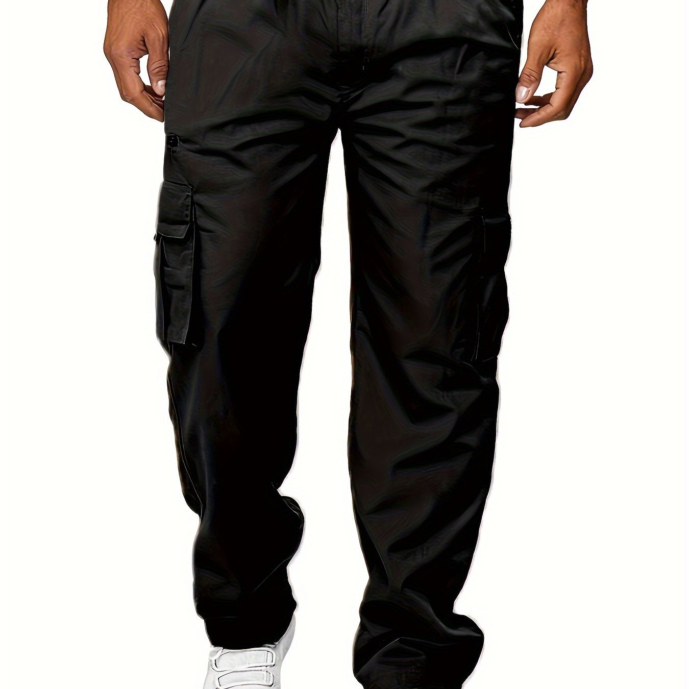 Best-selling oversized cargo pants with side pockets for big and tall men, perfect for spring and summer. Great gifts for plus-size guys.