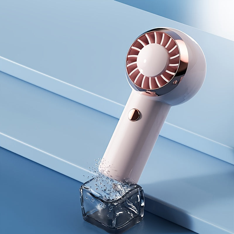 Compact and stylish, this 1pc Mini Wearable Fan is designed for women on the go. It features a portable USB rechargeable lithium battery, with a 3-speed adjustable 360° wind for high-speed cooling. Perfect for both indoor and outdoor use, this fan is