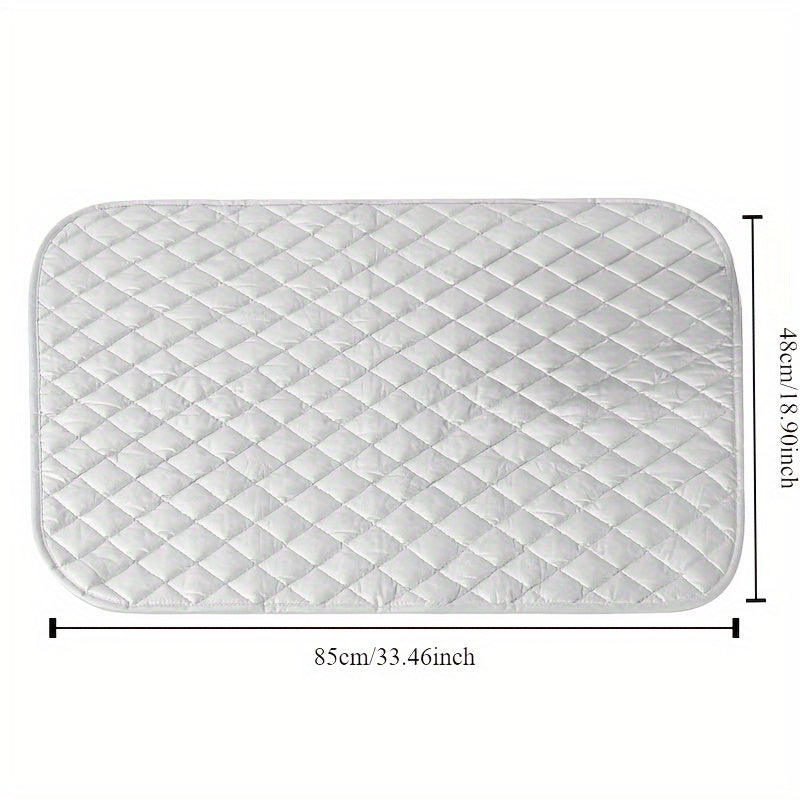 Household Foldable Portable Heat Insulation Ironing Mat with Silvery Coating - Ideal for Ironing Heat Insulation