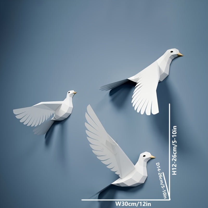 Create your own modern, simple style jewelry puzzle by assembling the Three Pigeons Creative paper model DIY for a unique home wall decoration. Encourage family cooperation and have fun with this interactive handicraft project.