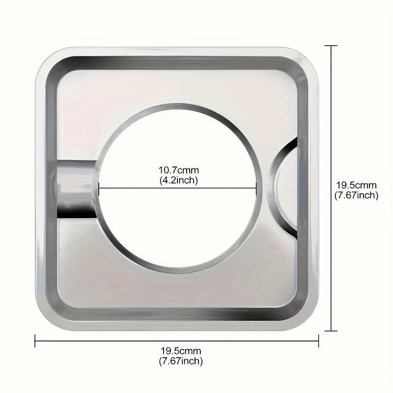 Основные кухонные аксессуары, эти 4 квадратные поддона для газовой плиты из нержавеющей стали совместимы с SGP-400 и моделями 786333, AP6011553, PS11744751, WP786333.