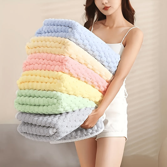 Contemporary space-themed waffle weave bath towel made with 80% polyester and 20% nylon, ultra-absorbent and quick-drying. Suitable for daily use in spa, gym, and at home.